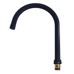 Genuine San Marco Davenport Spout - Matt Black 1306R