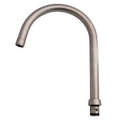 Genuine Abode Lupus Spout - Brushed Nickel1306R