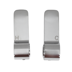 Howdens Roya Tap Chrome Handle Pair