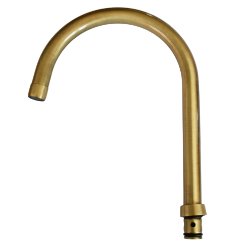 Genuine Howdens Victorian Spout - Brushed Aged Brass 1306R